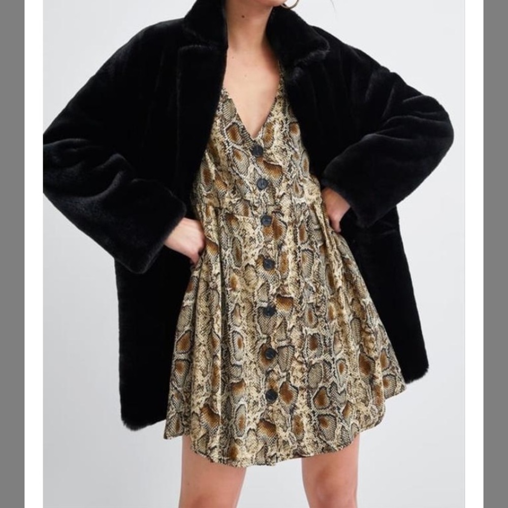 Zara snake skin dress